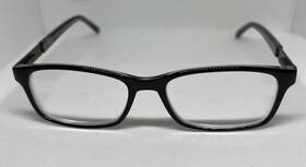 52-17-145 Foster Grant Lo0418 Black Rectangular Reading Glasses 1.75 7163a Pd58