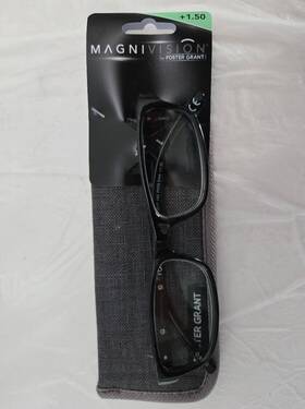 17-140 Foster Grant Lo1021 Magnivision Reading Glasses Brandon 50 Black -pick Strength