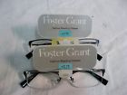 Foster Grant Lot Of 2 Black Fashion Reading Glasses 2.75 070135340203