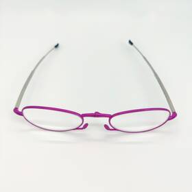 Hd1211 Foster Grant & Magnivision Gwendolyn Rbr Mcv Folding Telescoping Micro Reader Glasses