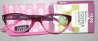 Foster Grant Mavis Pink Ladies Reading Glasses Spring Hinges Soft