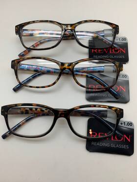 Ms0156 Foster Grant Inch 3 Pair R11 Gigi Tor 1.00 Revlon Fashion Reading Readers Glasses