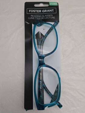 16-144 Foster Grant Ms0424 Premium Reading Glasses 1.50 Pearla 53 Teal With Case