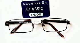 Pl1116 Foster Grant Magnivision Classic Readers Inch Axton Brown 1.00 New