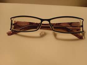 Rco127e Foster Grant Eyeglasses Frames Rectangle Metal Acetate Gr2 1230