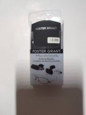 Rct34t-200.fgx Foster Grant Micro Vision Folding Reader 2.00