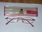 Kmo106 Foster Grant Reading Glasses Frame Less Pink Sparkles