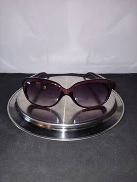 S07940fwm650 Foster Grant Summer Fashion Sunglasses Purple/ Flowers Cut Out