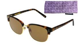 Sr0323 Foster Grant Sunglasses Tortoise Gold Delaney With Free Case 100% Uva Uvb 10z