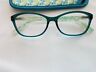 Foster Grant Turquoise Blue Reading Glasses Case Spring Hinges Gwyn