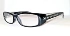 Foster Grant Womans Designer Belle Black Glitter Rhinestone Reading Glasses