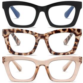 Fsrtep 756940634224 Oprah Style Readers For Women - 3 Pack Stylis Reading Glasses Wi