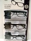 Full Frame Classic Design Optics 3 Pk Reading Glasses 1.50 887661156105