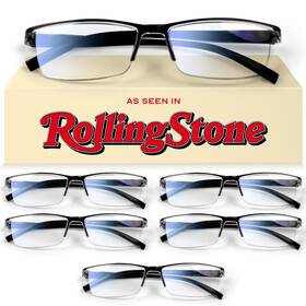 Gaoye 840433205968 6 Pack 1.75 Executive Style Reading Glasses Men - Durable Readers With