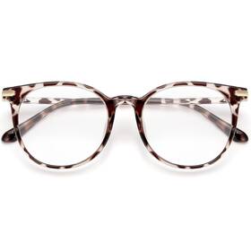 Gaoye 840433206101 Blue Light Blocking Glasses Retro Round Eyewear Frame Medium Leopard