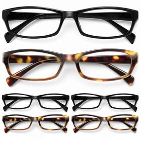 B0d62vg2gy Gaoye 6-pack Reading Glasses For Women And Men Spring Hinge Fashion Readers