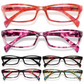 B0flvptcqc Gaoye 6-pack Reading Glasses For Women And Men Spring Hinge Blue Light Readers