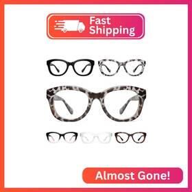 Xs001 Gaoye 6 Pack Oversized Reading Glasses For Women Stylish Blue Light Blocking Ant