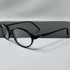 Gb-3005 Geoffrey Beene Gb 3005 Oval Black Reading Glasses 50 Mm 1.00