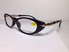 Gerr Georgio Caponi Readers Womens Fashion Reading Glasses Black