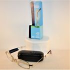 Gfusaaaaaal0 Magnivision Gold Foldable Reading Glasses With Hard Case Readers