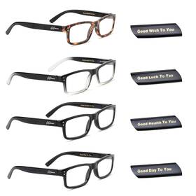 Gigimuna 740727680214 Reading Glasses Blue Light Readers For Women Men 3.5 Anti Bluelight E