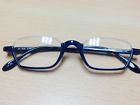 49-20-145 Glasses 2.50 Blue Tower Semi-rimless Plastic Authentic Reading Roy