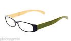 70486 Glasses Bamboo Reading Arms Eco 2.25 Icu Genuine Eyewear 33.75 Green