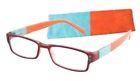 23867 Glasses Reading 7315rectangularcolorblockbrown