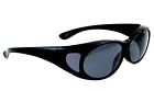55196 Glasses Unisex " Polarized Cover Sunglasses Rx "medium Up Fit 60mm