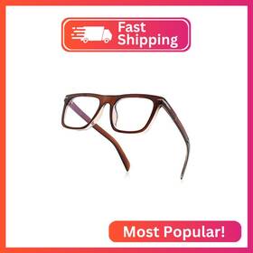 Gl5078e Gleyemor Blue Light Glasses For Men Women Trendy Square Frame Blockin