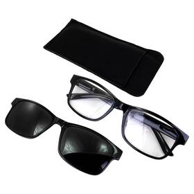 Plreaderbk1.75 Global Vision Reading Glasses 1.75 Magnification Black Frame With Clear Lens