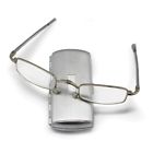 Gm12433 Magnification Folding Glasses In Metal Case 788089083519