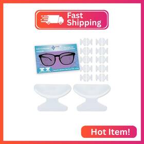 Gms23255-2 Gms Optical Adhesive Silicone Nose Pads For Glasses 2.5mm Thick 18mm Large