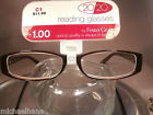 Gold 1.00 Grant Brown Nwt Designer Glasses Reading Foster Beautiful Trim -