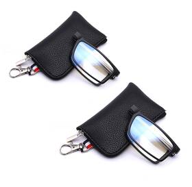 Goosen 764474930187 2-pack Reading Glasses For Women Men Keychain Bags Compact Folding Readers