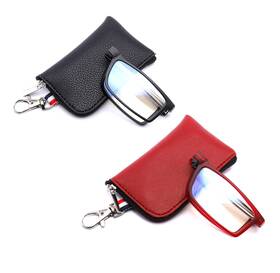 Goosen 764474931467 2-pack Reading Glasses For Women Men Keychain Bags Compact Folding Readers