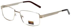 Gs14-gld-prog-bl Gotham Style Designer Multi-focus Lens Blue Light Glasses Gs14 In Gold 59mm