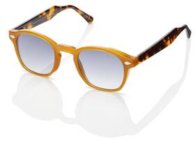 Green Readers 842894188644 Net Zero Sunglass Olive 2.50 Round Reading Glasses Honey 140mm