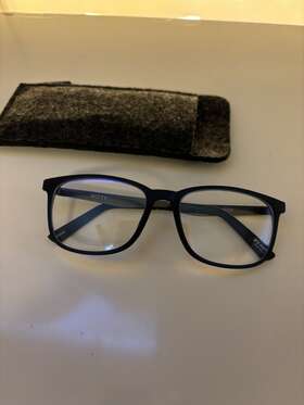 24411877 Gry Mattr Blue Light Filtering Computer Glasses Witty 0.00 With Case