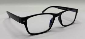 Gry Mattr 773021280729 Diplomatic Blue Light Readers 1.25 Black Gloss Eye Glasses Nib