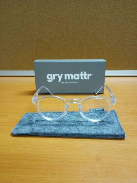Gry Mattr 773021281146 By Joe Mimran 2.50 Artistic Blue Light Reading Glasses Clear Frames