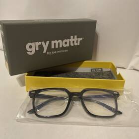 Gry Mattr 773021281412 - Blue Light Filtering Reading Glasses Clever 1.25 New