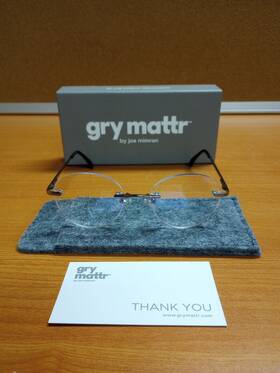 Gry Mattr 773021304708 By Joe Mimran 1.50 Studious Blue Light Reading Glasses New Free Ship