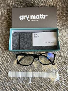 Gry Mattr 773021304715 By Joe Mimran 2.00 Diligent Blue Light Reading Glasses New Free Ship
