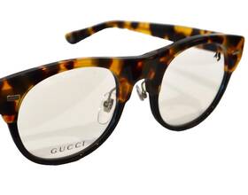 Gg1089 Gucci Eyeglases Frame Y5q 50/22 150 Black Brown Tortoise Round Lent