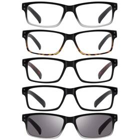 Gud 431246694265 Reading Glasses 5-pack Readers Spring Hinge Eyeglasses For Men Women
