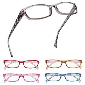 9-rt1803-5c00-175 Gud Glasses For Women - 5 Pairs Rectangular 1.75 Multicolor Readers