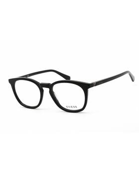 Guess 889214309501 Black Clear Lens Eyeglasses - Shiny -size One Size