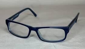 Hd3016-b01 Harley-davidson Classic Style Unisex Plastic Rectangular Readers-blue 49-16-135